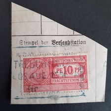 Treuchtlingen, Kgl. Bayer. Staatseisenbahn, auf Papier, Franken, Frachtmarke,DR,