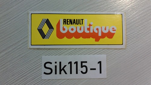 Renault aufkleber boutique - renault,