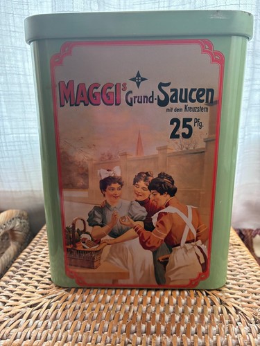 Blechdose maggi mit - blechdose, deckel