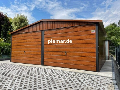 Blechgarage 6x6x2 65m - blechgarage, in