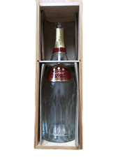 Cartier Champagner Holzkiste und Cartier 1,5l. Leere Kristall Flasche, wie Neu!!