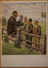 Künstlerkarte Otto Quante - Kasperltheater - Minden München