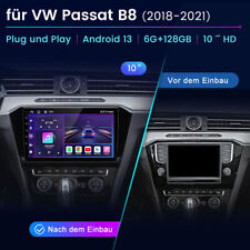 6+128GB Für VW Passat B8 2015-2021 Android 13 Autoradio Carplay Navi WIFI 8-Kern