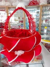 Hennaabend Korb und Tablett  Rot ( Kina Sepeti ve Tepsisi  Kirmizi)