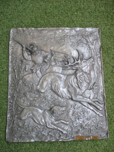 Antikes relief jagdszene - antikes, relief,