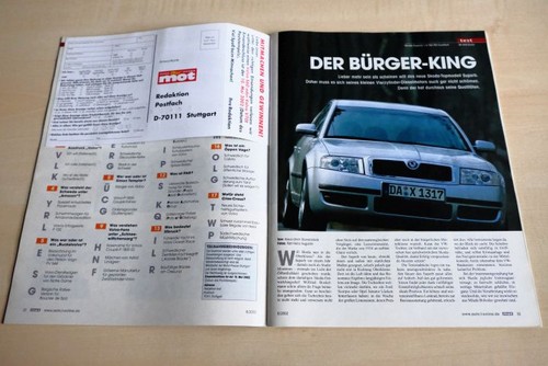 Mot 2002 skoda - mot, 08/2002