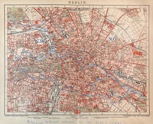Historischer stadtplan berlin - historischer,