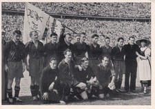 1. FC Kaiserslautern Deutscher Meister 1953 Mannschaftsbild Mannschaftskarte