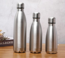 Trinkflasche Edelstahl Vakuum auslaufsicher Sportflasche BPA frei