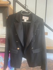 Heine Blazer, 34, schwarz, neu Military 