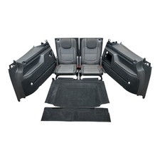 7 Sitzer Umrüstsatz Sitze Verkleidungen Stoff Seat Alhambra VW Sharan 7N schwarz