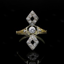 Diamanten Gold Ring 585 Gold