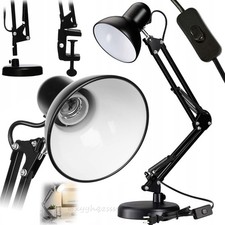 Schreibtischlampe E27 Gelenkarm Leselampe Arbeitsplatzleuchte Lampe Klemmleuchte
