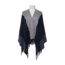Bonita, Poncho, Größe: ONE SIZE, Grau/Blau, Acryl/Baumwolle, Feinstrick -q8p