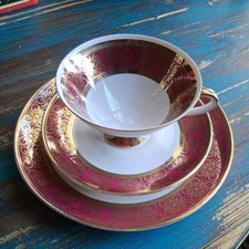 Sammeltasse Sammelgedeck 3 teilig, Tasse, Unterteller, Kuchenteller