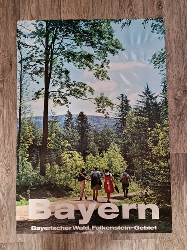 Bayrischer wald poster 70er - poster,