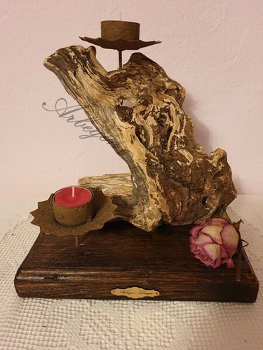 Rostfarbener teelichthalter - rostfarbener,