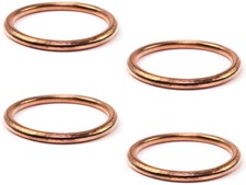 Auspuff Krümmer Dichtung Set 4 Stück für Kawasaki GPZ EN ER KE KLE KH ZZR ZRX