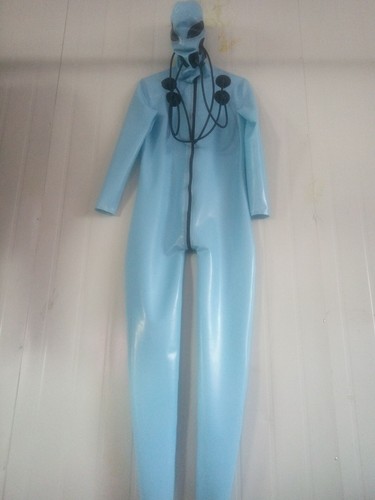 100 latex rubber blau - 100%,