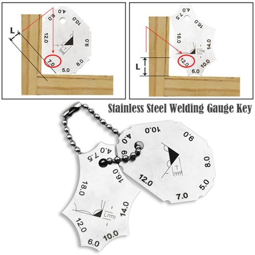 Stück set kehlschweißlehre - 2,