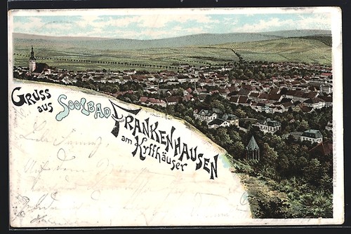 Lithograph bad frankenhausen - lithograph,