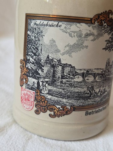 Bierkrug mit zinndeckel - mit,