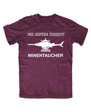 Minentaucher shirt burgund - minentaucher,