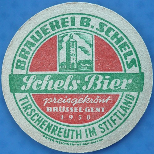 Alter bierdeckel brauerei - bierdeckel, b