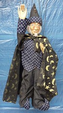 Zauberer Marionette aus Holz &