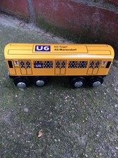 Holzeisenbahn Anhänger U6 U-Bahn für alle Schienen kompatibel Eisenbahn Berlin