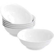 Porzellan Schalen Müslischüssel Salatschüssel Dessertschale Set 6 Stück