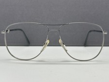 Rodenstock brille Herren Silber Blau Pilot  Metall 195 groß 1980er 58- 14