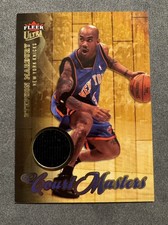 Fleer Ultra 2007/08 Court Masters CM-5 Stephon Marbury Game Used Material NBA 