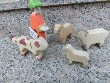 Holztiger Figuren Hirte mit
