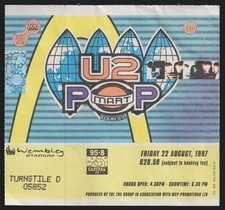 TICKET Konzertkarte U2 POP