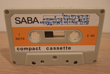 Saba C 30 compact cassette