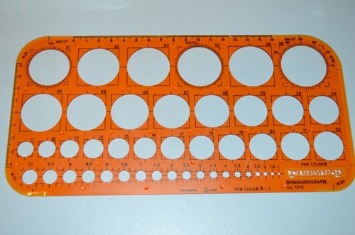 Kreisschablone mit kreise - mit,