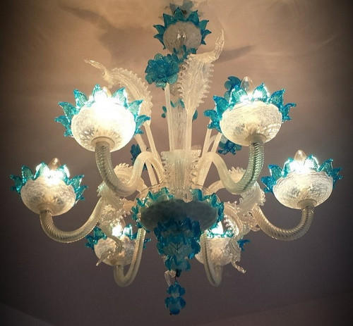 Venetian murano glass light - venetian,