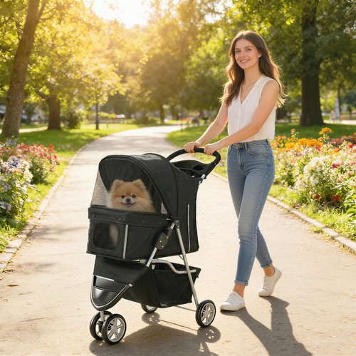 Pawhut hundewagen faltbar - hundewagen,