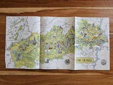 Die Mosel  - Karte / Landkarte