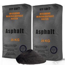 2 x 25kg Kaltasphalt 0-8 mm Reparaturasphalt Asphalt Kaltmischgut 50kg TOP 50 kg