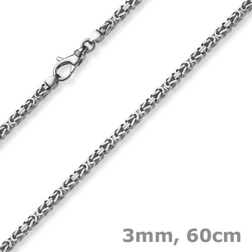3mm kette halskette - 3mm,