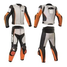 KTM Rennen Biker aus Leder