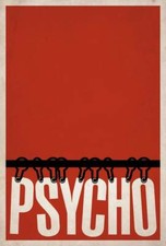 Movie Poster - Psycho, Retro