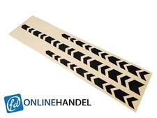 Zündapp Aufkleber Gabel Front Tank Tankstreifen Schwarz Karo ZX 25 Typ 460