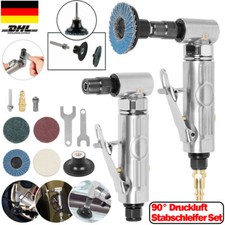Druckluft Stabschleifer Winkelschleifer 90° Winkel Schleifer Trennschleifer Set