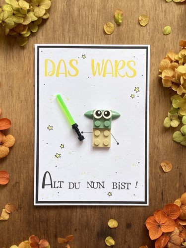 Glückwunschkarte lego karte - glückwunschkarte,