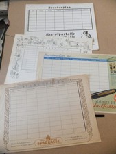 ALTE STUNDENPLÄNE -