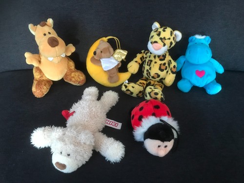 6xnici plüschtiere bär mit - plüschtiere,