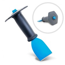 Fugenmeißel mit Handschutz Flach Beton Ziegel Stein Abriss Protektor 57x220mm